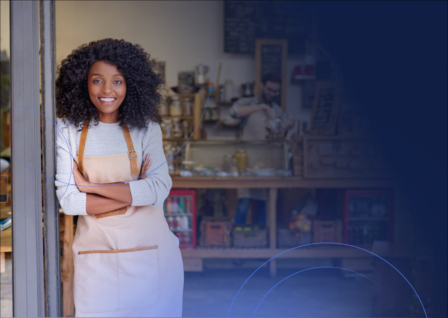 Professional business woman background